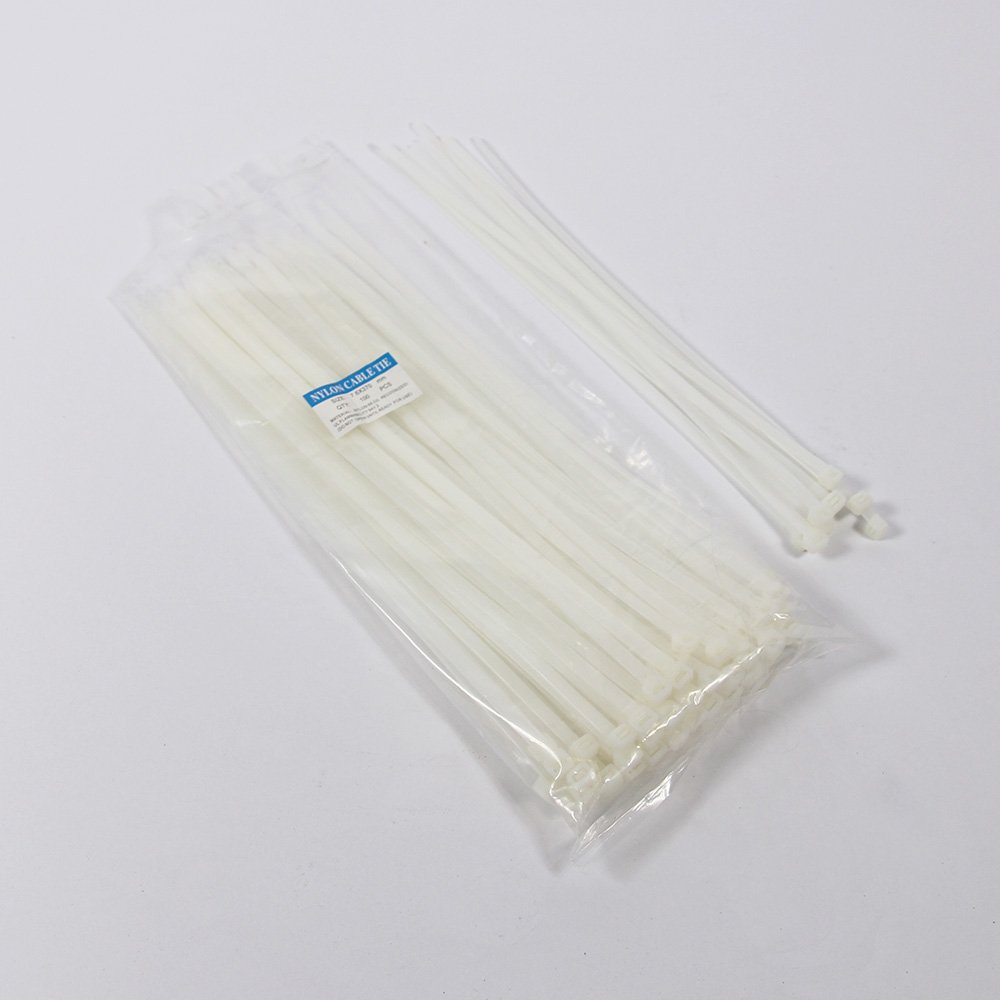 Tyraps 370 x 7,6mm - wit