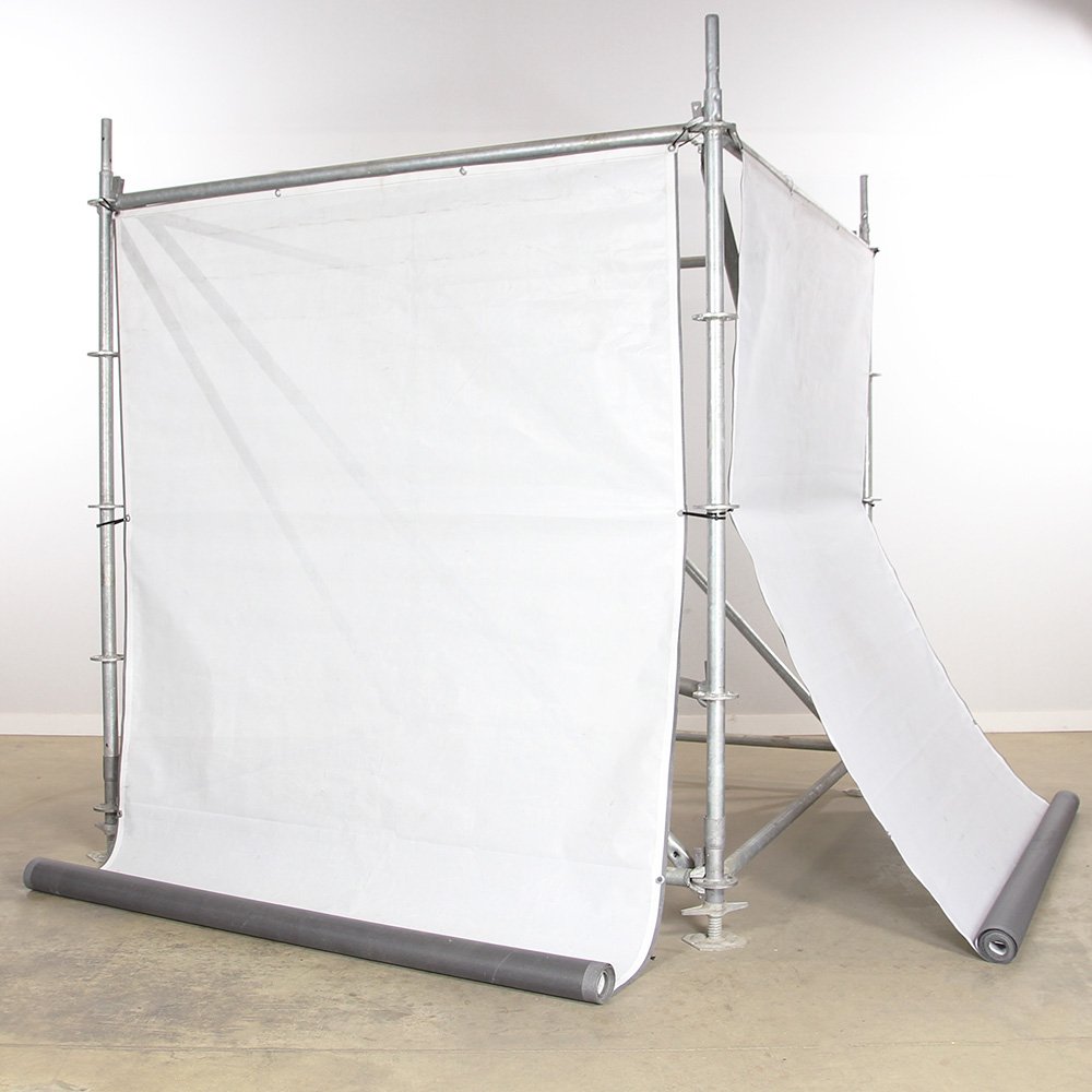 Banner Mesh - Black-White (8x2m)