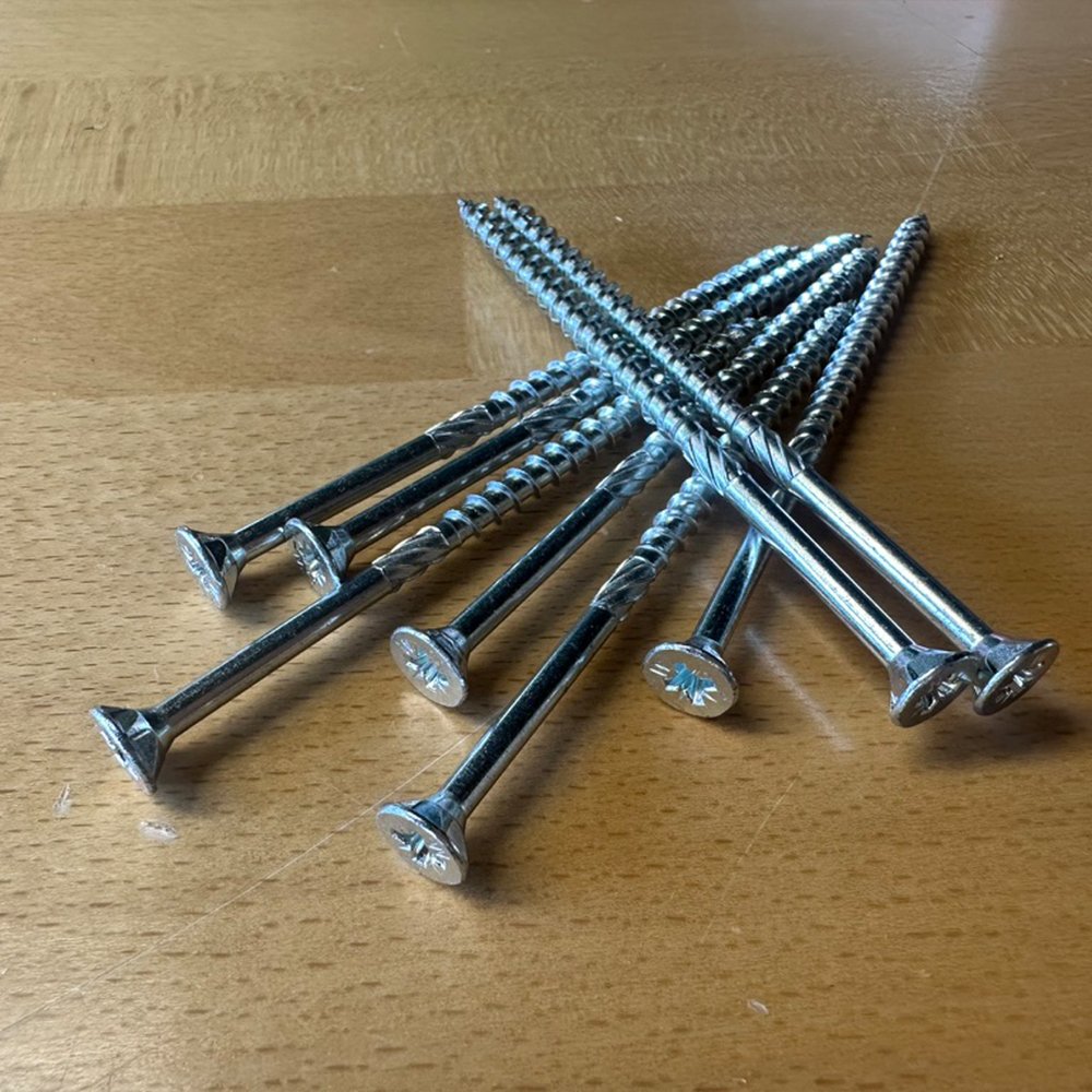 Houtschroef Verzonken PZ 5.0x080/50 (100 stuks)