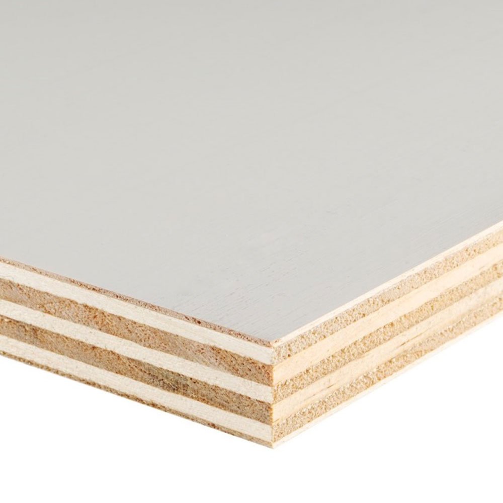 Populier Multiplex Wit Gegrond/9mm/1530x3100mm(per plaat)