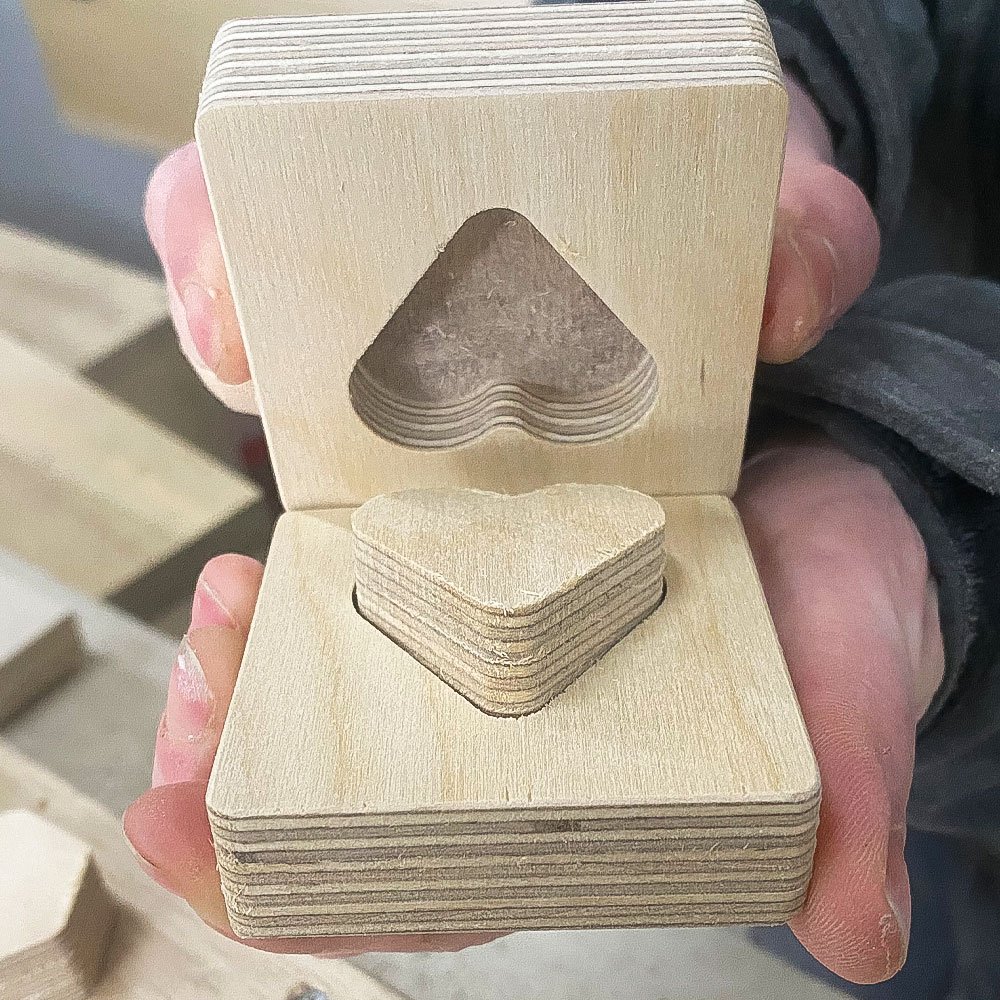 CNC: doe je geliefde een hart kado